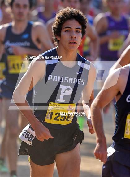 Thumbnail 3 in CIF State Cross Country Championships (Boys D1 Race) photogallery.