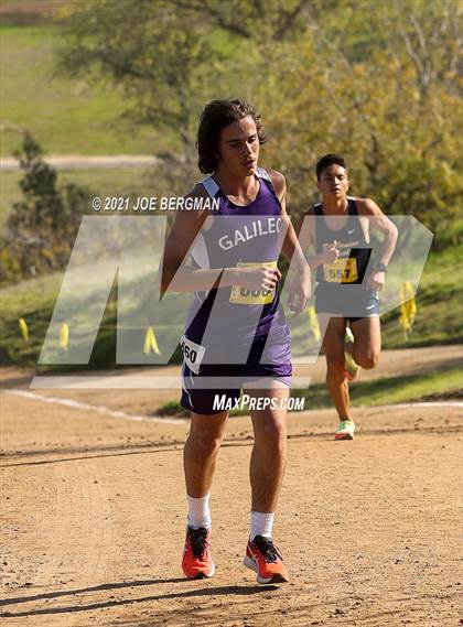 Thumbnail 2 in CIF State Cross Country Championships (Boys D1 Race) photogallery.