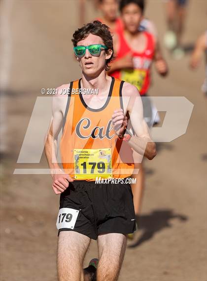 Thumbnail 2 in CIF State Cross Country Championships (Boys D1 Race) photogallery.