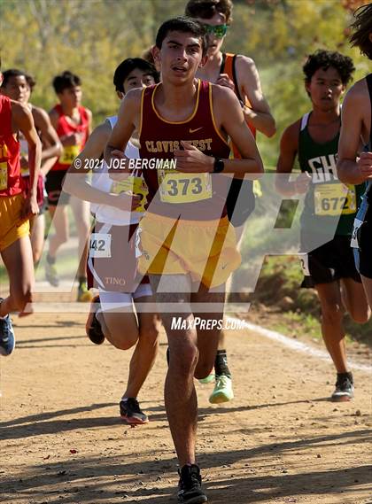 Thumbnail 2 in CIF State Cross Country Championships (Boys D1 Race) photogallery.