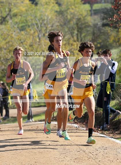 Thumbnail 1 in CIF State Cross Country Championships (Boys D1 Race) photogallery.