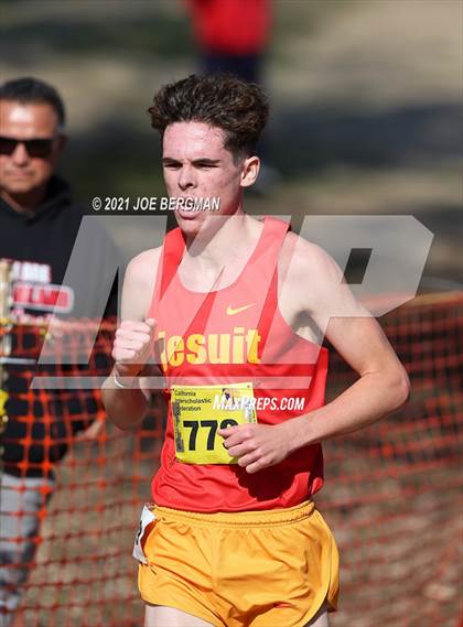Thumbnail 1 in CIF State Cross Country Championships (Boys D1 Race) photogallery.