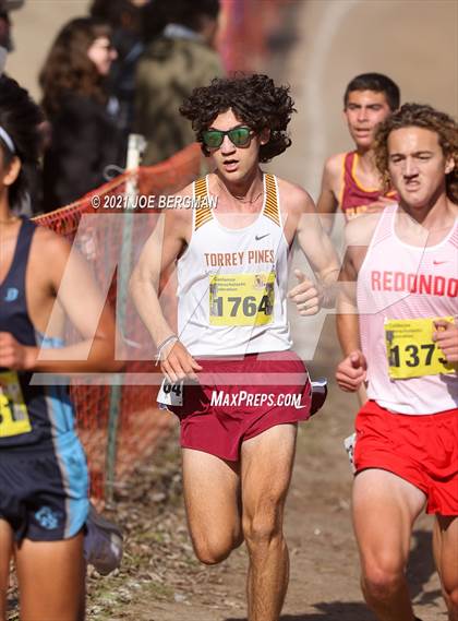 Thumbnail 1 in CIF State Cross Country Championships (Boys D1 Race) photogallery.