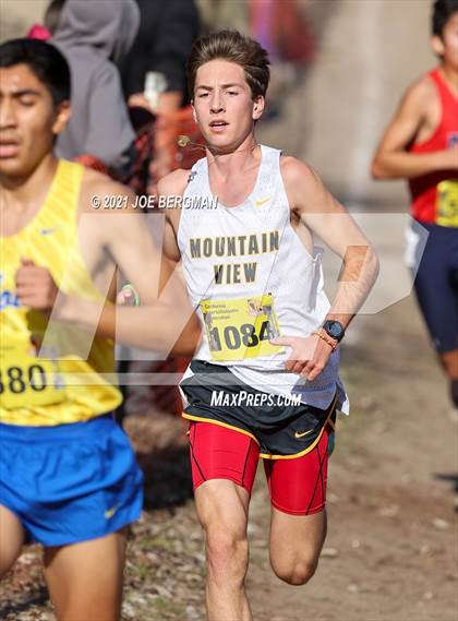 Thumbnail 1 in CIF State Cross Country Championships (Boys D1 Race) photogallery.