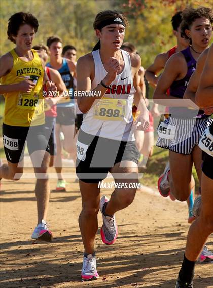 Thumbnail 1 in CIF State Cross Country Championships (Boys D1 Race) photogallery.