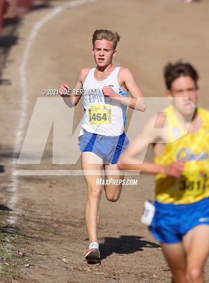 Thumbnail 1 in CIF State Cross Country Championships (Boys D1 Race) photogallery.