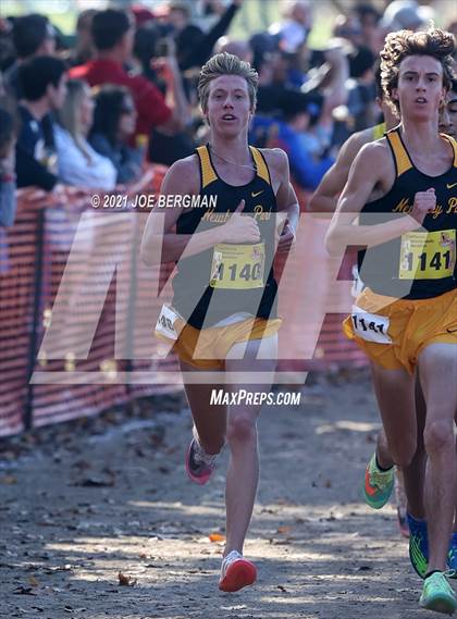 Thumbnail 3 in CIF State Cross Country Championships (Boys D1 Race) photogallery.