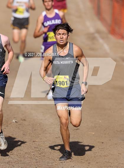 Thumbnail 2 in CIF State Cross Country Championships (Boys D1 Race) photogallery.