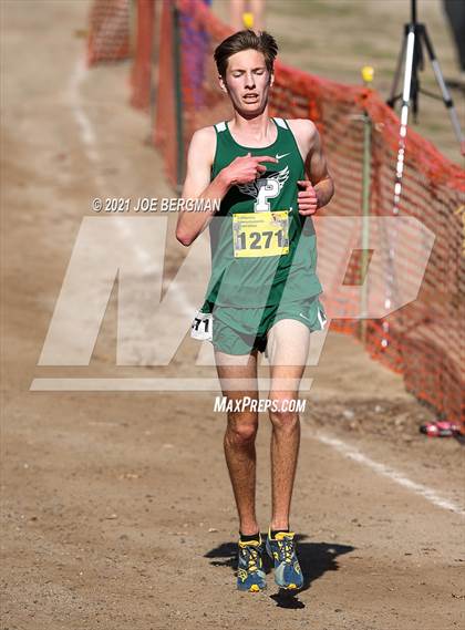 Thumbnail 1 in CIF State Cross Country Championships (Boys D1 Race) photogallery.