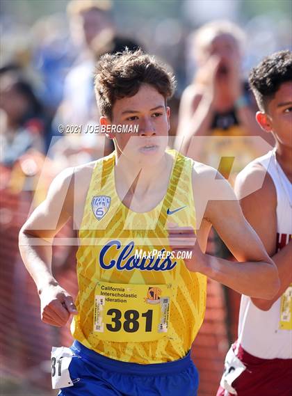 Thumbnail 2 in CIF State Cross Country Championships (Boys D1 Race) photogallery.
