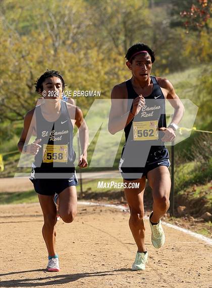 Thumbnail 1 in CIF State Cross Country Championships (Boys D1 Race) photogallery.