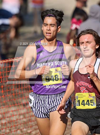 Thumbnail 2 in CIF State Cross Country Championships (Boys D1 Race) photogallery.