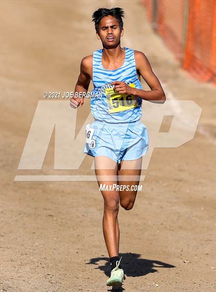 Thumbnail 2 in CIF State Cross Country Championships (Boys D1 Race) photogallery.