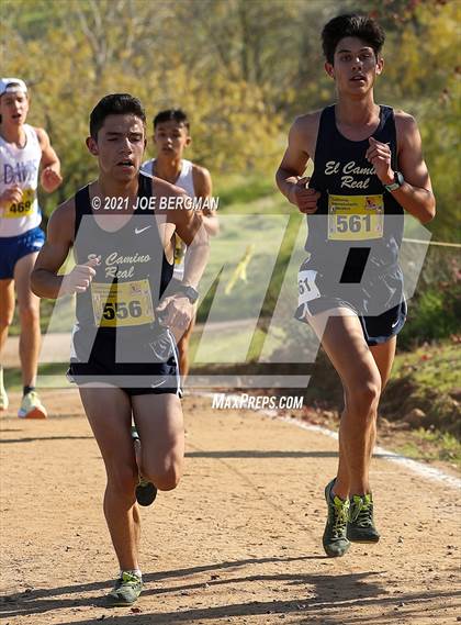 Thumbnail 1 in CIF State Cross Country Championships (Boys D1 Race) photogallery.