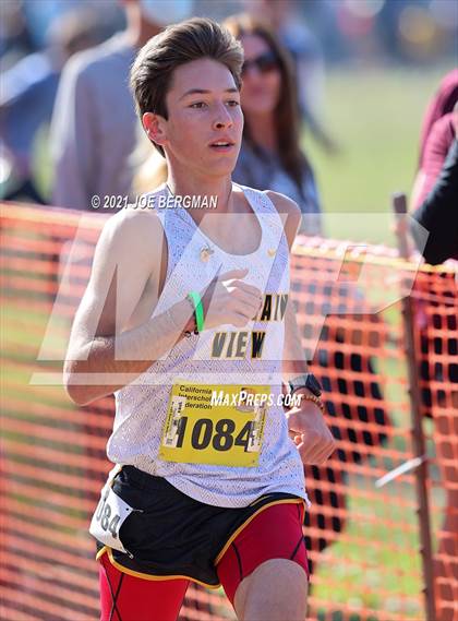 Thumbnail 2 in CIF State Cross Country Championships (Boys D1 Race) photogallery.