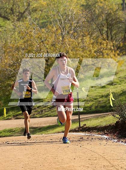 Thumbnail 2 in CIF State Cross Country Championships (Boys D1 Race) photogallery.