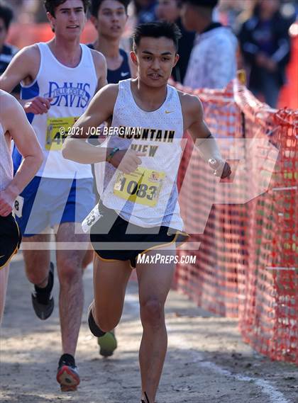 Thumbnail 3 in CIF State Cross Country Championships (Boys D1 Race) photogallery.