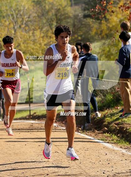 Thumbnail 3 in CIF State Cross Country Championships (Boys D1 Race) photogallery.