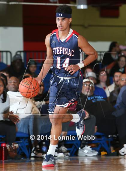 Thumbnail 3 in Archbishop Stepinac vs Spring Valley (Slam Dunk Tournament) photogallery.