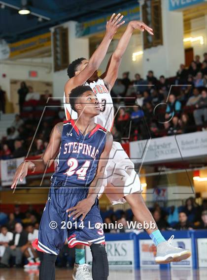 Thumbnail 1 in Archbishop Stepinac vs Spring Valley (Slam Dunk Tournament) photogallery.