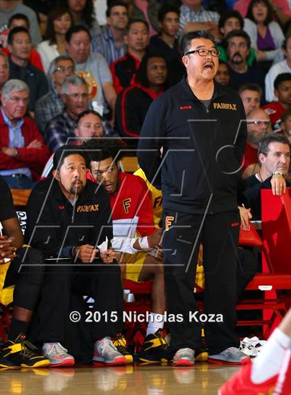 Thumbnail 1 in Fairfax vs. Mater Dei (Nike Extravaganza) photogallery.