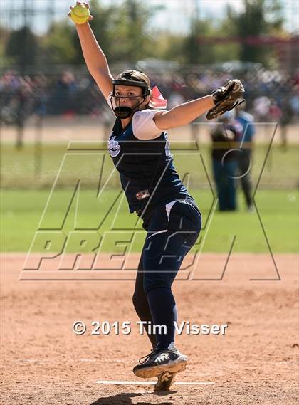 Thumbnail 2 in Valor Christian vs. Pueblo South (CHSAA State 4A First Round) photogallery.