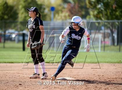 Thumbnail 1 in Valor Christian vs. Pueblo South (CHSAA State 4A First Round) photogallery.