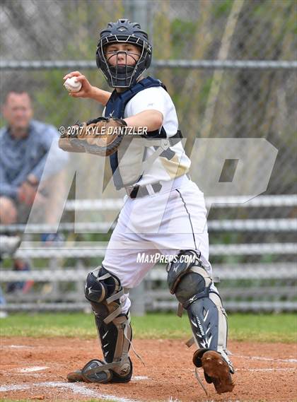 Thumbnail 3 in McKinney Christian Academy vs Temple Christian (Dallas Lutheran Wood Bat Tournament) photogallery.