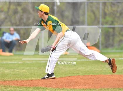 Thumbnail 1 in McKinney Christian Academy vs Temple Christian (Dallas Lutheran Wood Bat Tournament) photogallery.