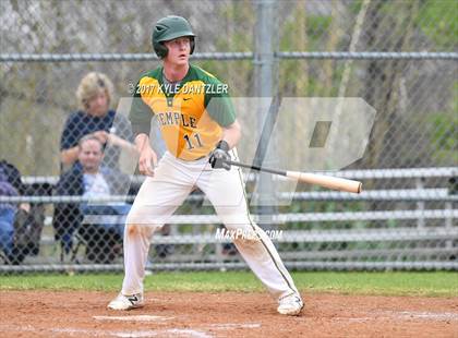 Thumbnail 2 in McKinney Christian Academy vs Temple Christian (Dallas Lutheran Wood Bat Tournament) photogallery.
