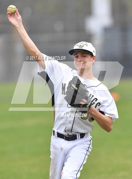 Thumbnail 2 in McKinney Christian Academy vs Temple Christian (Dallas Lutheran Wood Bat Tournament) photogallery.