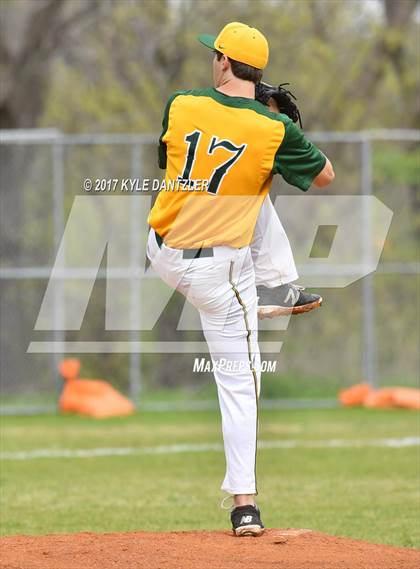 Thumbnail 1 in McKinney Christian Academy vs Temple Christian (Dallas Lutheran Wood Bat Tournament) photogallery.