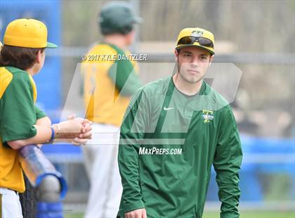 Thumbnail 3 in McKinney Christian Academy vs Temple Christian (Dallas Lutheran Wood Bat Tournament) photogallery.