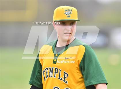 Thumbnail 3 in McKinney Christian Academy vs Temple Christian (Dallas Lutheran Wood Bat Tournament) photogallery.