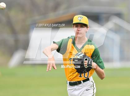 Thumbnail 3 in McKinney Christian Academy vs Temple Christian (Dallas Lutheran Wood Bat Tournament) photogallery.