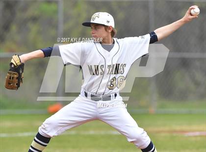 Thumbnail 2 in McKinney Christian Academy vs Temple Christian (Dallas Lutheran Wood Bat Tournament) photogallery.