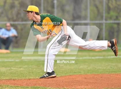 Thumbnail 3 in McKinney Christian Academy vs Temple Christian (Dallas Lutheran Wood Bat Tournament) photogallery.
