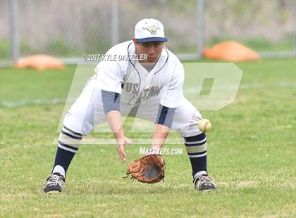Thumbnail 2 in McKinney Christian Academy vs Temple Christian (Dallas Lutheran Wood Bat Tournament) photogallery.