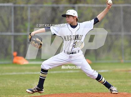 Thumbnail 2 in McKinney Christian Academy vs Temple Christian (Dallas Lutheran Wood Bat Tournament) photogallery.