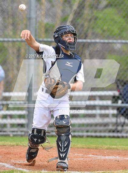 Thumbnail 1 in McKinney Christian Academy vs Temple Christian (Dallas Lutheran Wood Bat Tournament) photogallery.