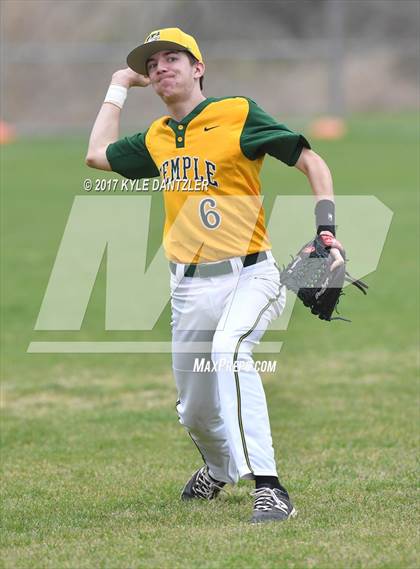 Thumbnail 3 in McKinney Christian Academy vs Temple Christian (Dallas Lutheran Wood Bat Tournament) photogallery.