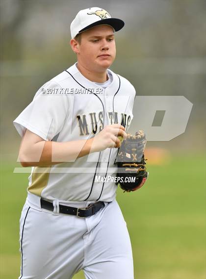 Thumbnail 2 in McKinney Christian Academy vs Temple Christian (Dallas Lutheran Wood Bat Tournament) photogallery.