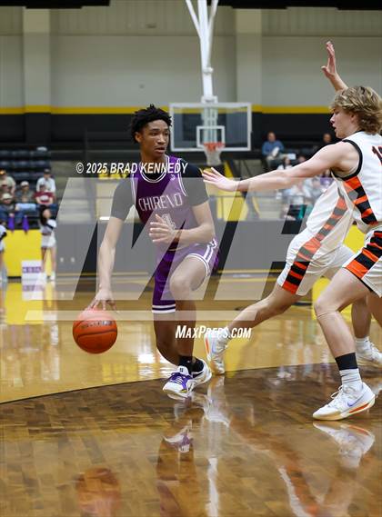 Thumbnail 2 in Gary vs. Chireno (UIL 2A Division II Basketball Bi-District Playoff) photogallery.