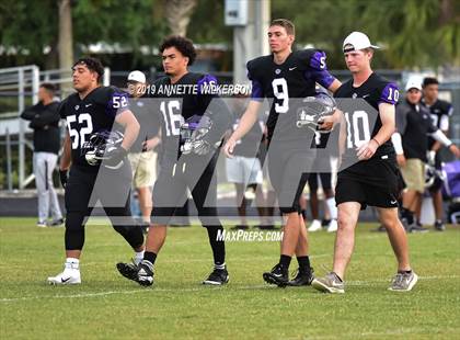 Thumbnail 2 in Lake Nona vs. Timber Creek (Spring Scrimmage) photogallery.