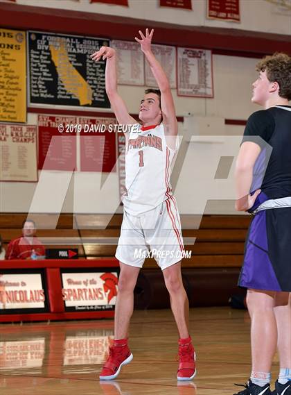 Thumbnail 3 in Redding Christian vs. East Nicolaus (Love of the Game) photogallery.