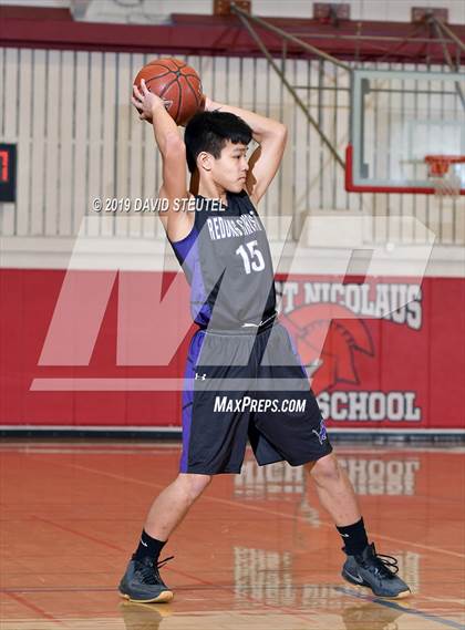 Thumbnail 2 in Redding Christian vs. East Nicolaus (Love of the Game) photogallery.