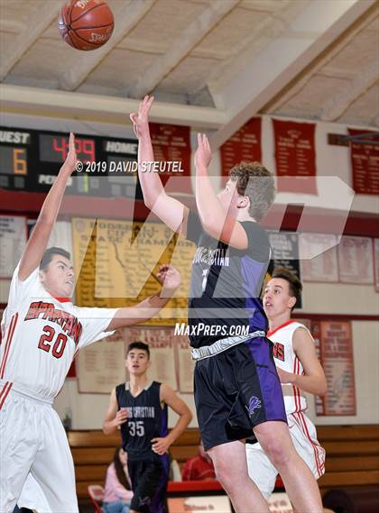 Thumbnail 2 in Redding Christian vs. East Nicolaus (Love of the Game) photogallery.