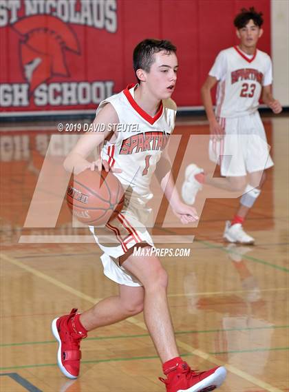 Thumbnail 1 in Redding Christian vs. East Nicolaus (Love of the Game) photogallery.