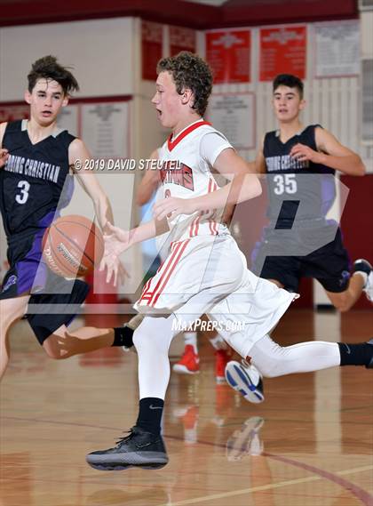 Thumbnail 1 in Redding Christian vs. East Nicolaus (Love of the Game) photogallery.