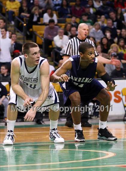 Thumbnail 2 in Lawrence vs St. John's Prep (MIAA Division 1 North Final) photogallery.